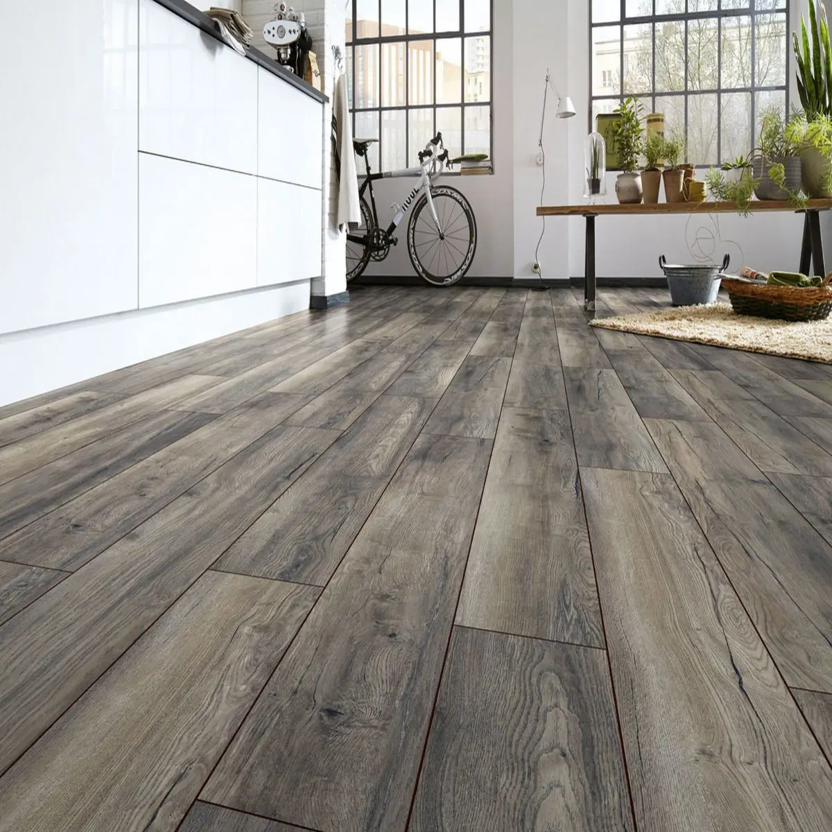 Havenhurst Grey Oak 8mm Laminate Flooring