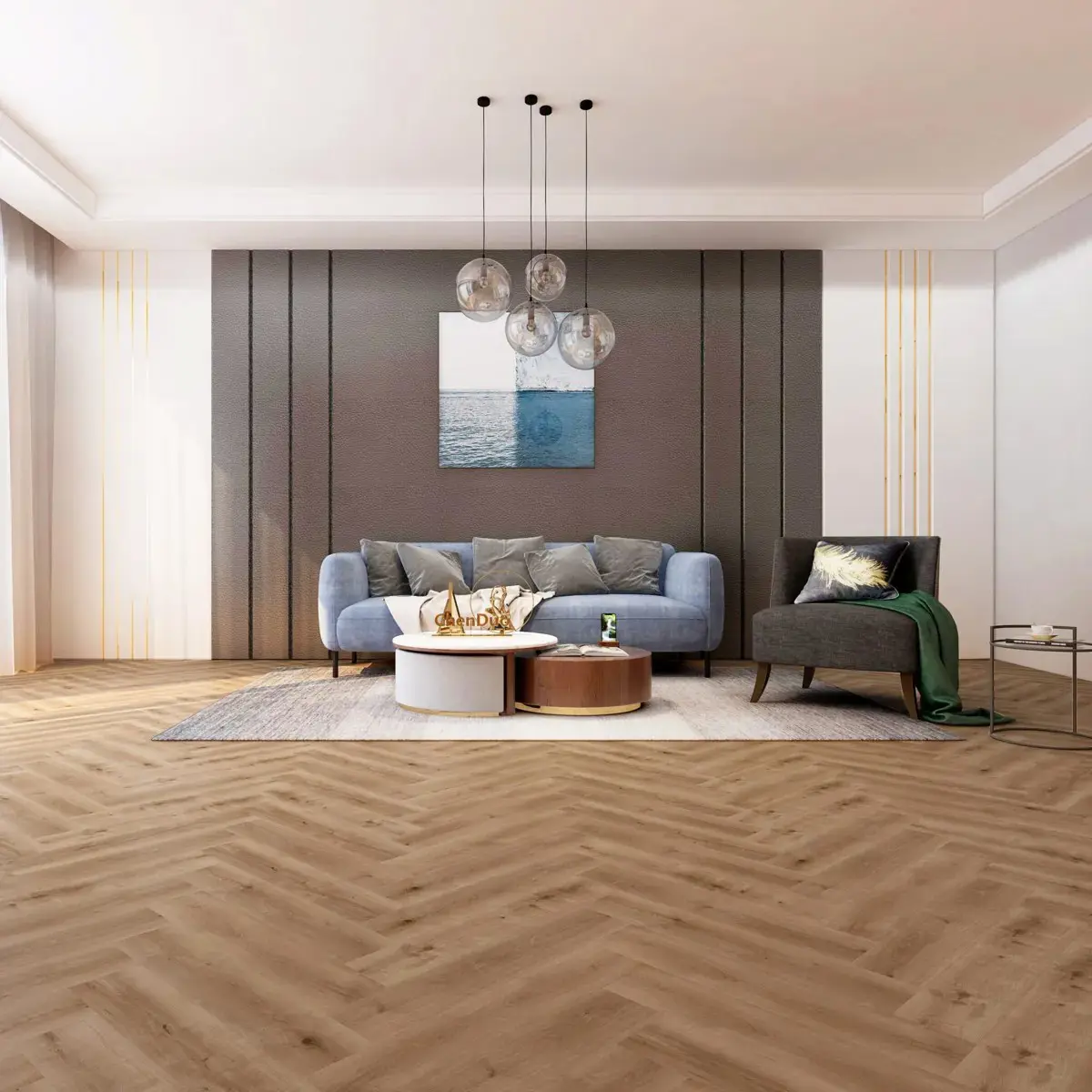 French Oak 2.5mm Herringbone LVT